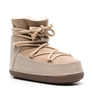 Inuikii - Logo leather snow boots - Size 39 (US 9)